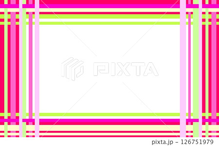 フレーム 格子模様 ホワイトスペース ピンク フレーム 格子模様 ホワイトスペース ピンク 126751979