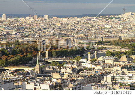 フランス　パリ　エッフェル塔からの眺め 126752419