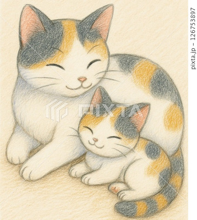 親子猫 126753897