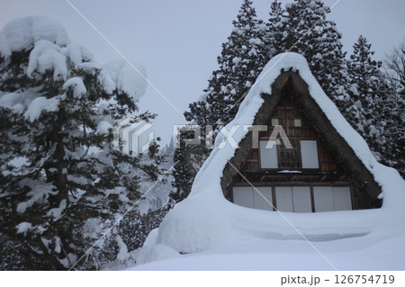 五箇山合掌造り 五箇山合掌造り 126754719