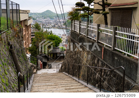 《広島県》尾道・坂の街の風景 《広島県》尾道・坂の街の風景 126755009