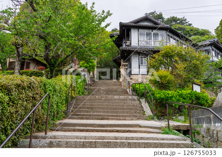《広島県》尾道・坂の街の風景 《広島県》尾道・坂の街の風景 126755033