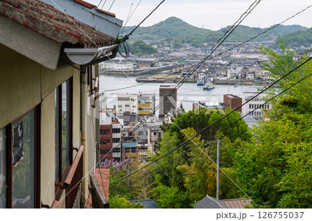 《広島県》尾道・坂の街の風景 《広島県》尾道・坂の街の風景 126755037