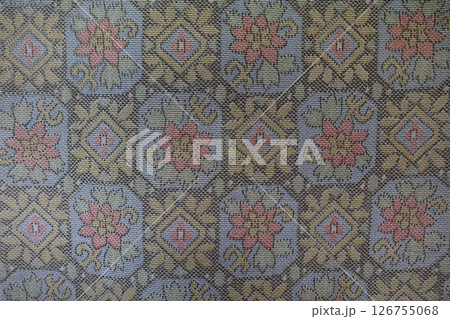 アンティークの着物生地 126755068