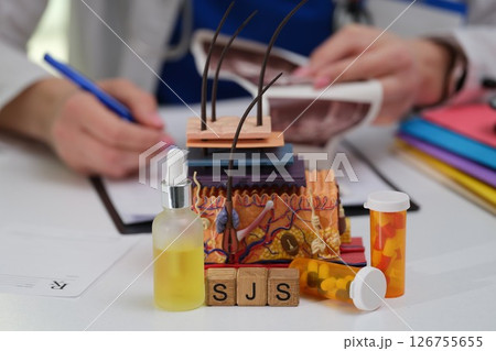 Medical Research Focused on Pharmaceuticals, Drugs and Anatomical Models for Development 126755655