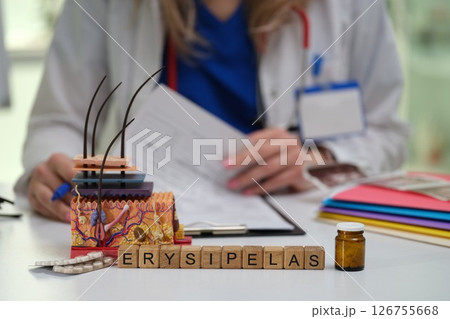 Erysipelas is an important medical concept requiring healthcare professionals for treatment Erysipelas is an important medical concept requiring healthcare professionals for treatment 126755668