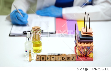 Lab setup for peptide research and analysis to advance scientific knowledge and applications 126756214