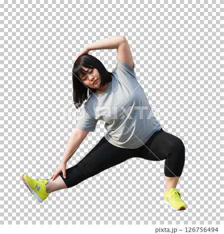 Women stretching 126756494