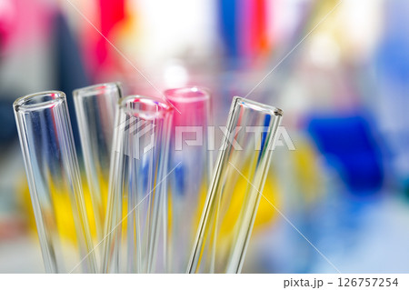 Chemical scientific laboratory stuff test tubes Chemical scientific laboratory stuff test tubes 126757254