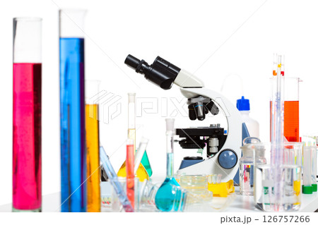 Chemical scientific laboratory stuff test tube flask Chemical scientific laboratory stuff test tube flask 126757266