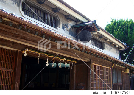 福岡県 津屋崎千軒の町並み 「豊村酒造旧醸造場施設」 福岡県 津屋崎千軒の町並み 「豊村酒造旧醸造場施設」 126757505