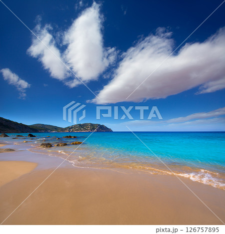 Ibiza Aigues Blanques Aguas Blancas Beach at Santa Eulalia Ibiza Aigues Blanques Aguas Blancas Beach at Santa Eulalia 126757895