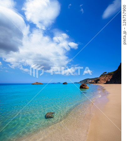 Ibiza Aigues Blanques Aguas Blancas Beach at Santa Eulalia 126757900