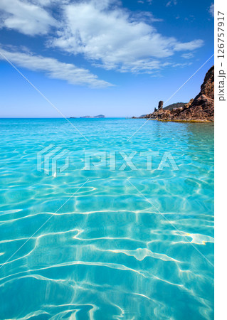 Ibiza Aigues Blanques Aguas Blancas Beach at Santa Eulalia Ibiza Aigues Blanques Aguas Blancas Beach at Santa Eulalia 126757917