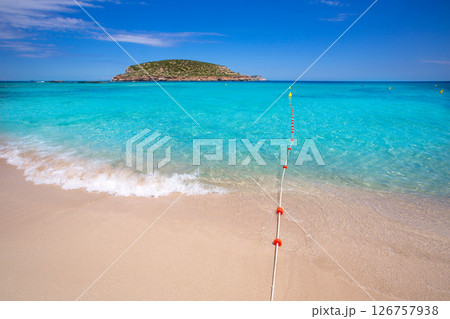 Ibiza Cala Conta Comte beach in Sant Josep 126757938