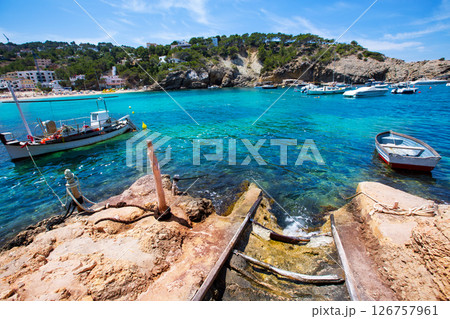 Ibiza Cala Vedella Vadella in San Jose at Balearics 126757961