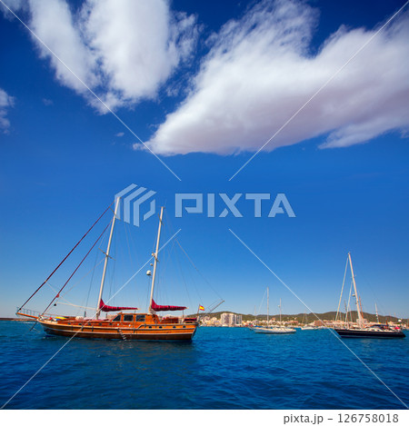 Ibiza San Antonio Abad Sant Antoni de Portmany sailboats 126758018