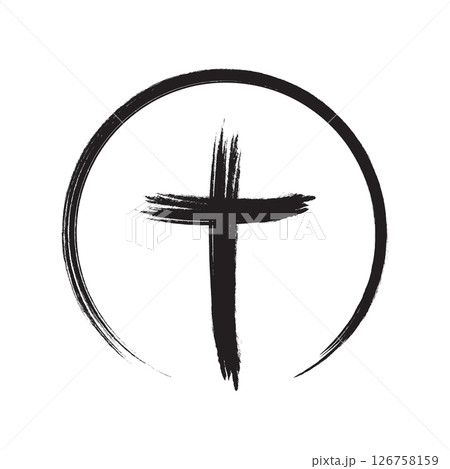 simple handdrawn religion cross isolated vector illustration simple handdrawn religion cross isolated vector illustration 126758159