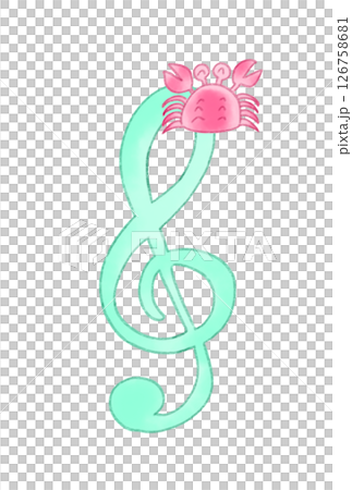 高音譜號與螃蟹 高音譜號與螃蟹 126758681