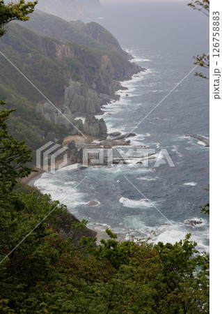 高台から観る仏ヶ浦（青森県） 126758883