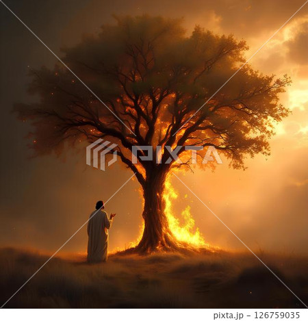 digital art of moses talking to god 3 126759035