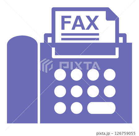 仕事で書類や文章のFAX送信をするファックス機械 仕事で書類や文章のFAX送信をするファックス機械 126759055