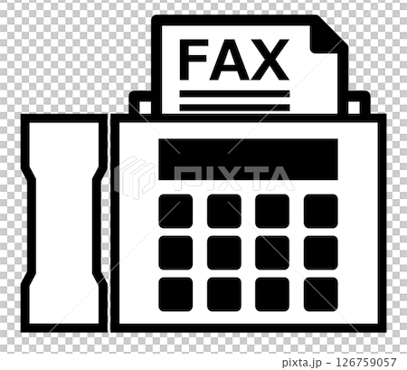 仕事で書類や文章のFAX送信をするファックス機械 仕事で書類や文章のFAX送信をするファックス機械 126759057