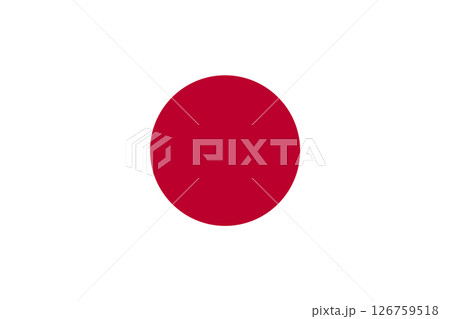 正確な比率の日の丸 126759518