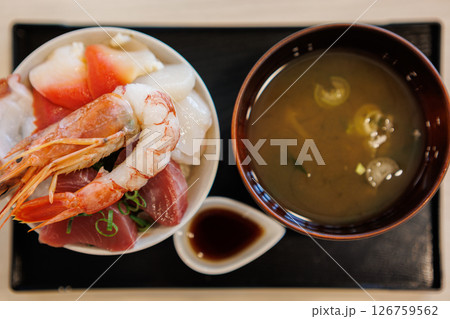 わがまま丼（道の駅いわて北三陸） 126759562