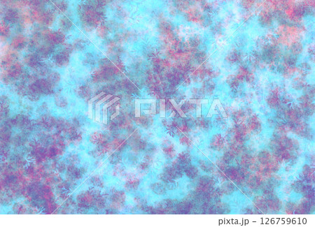 紫地にターコイズブルーのグランジ模様 紫地にターコイズブルーのグランジ模様 126759610