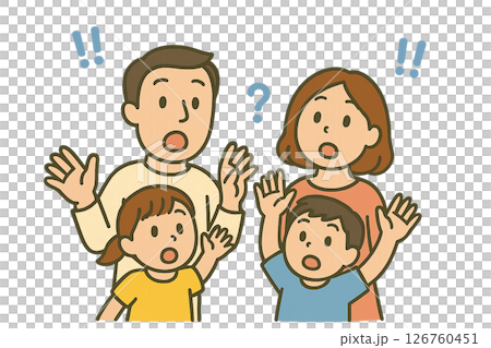 Family illustration material 126760451