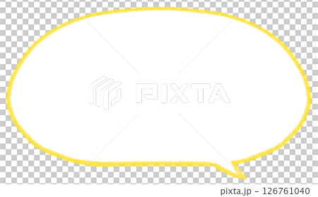 簡單的手寫橢圓形對話泡泡 簡單的手寫橢圓形對話泡泡 126761040