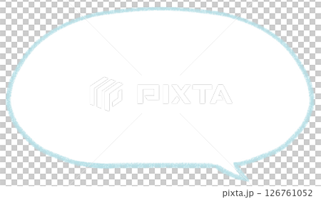 簡單的手寫橢圓形對話泡泡 126761052