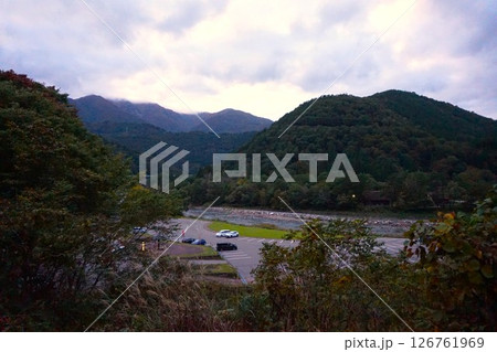 荻町合掌造り集落 世界文化遺産 白川郷 茅葺 荻町合掌造り集落 世界文化遺産 白川郷 茅葺 126761969