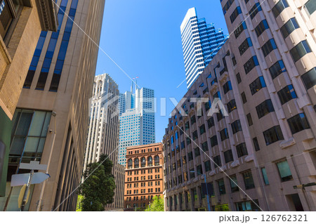 San Francisco downtown buildings in California San Francisco downtown buildings in California 126762321