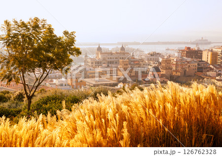 Alicante cityscape skyline in mediterranean sea Alicante cityscape skyline in mediterranean sea 126762328