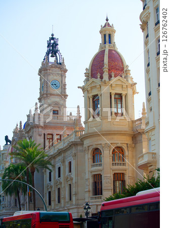 Valencia Plaza del ayuntamiento city town hall square Valencia Plaza del ayuntamiento city town hall square 126762402