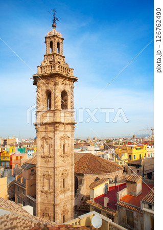 Santa Catalina church tower in Valencia Santa Catalina church tower in Valencia 126762490