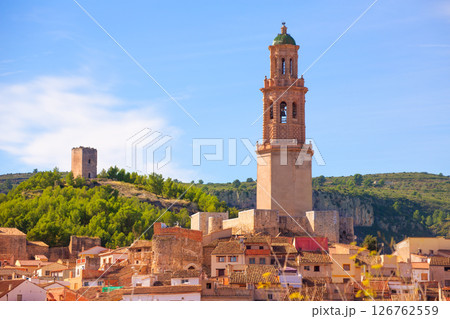Jerica Castellon village skyline in Alto Palancia of Spain 126762559