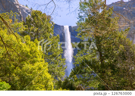 Yosemite Bridalveil fall waterfall California 126763000