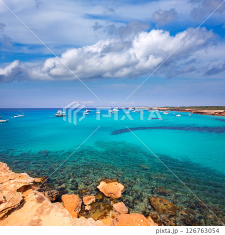 Formentera Cala Saona beach Balearic Islands Formentera Cala Saona beach Balearic Islands 126763054