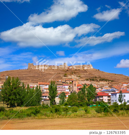 Cedrillas village Teruel skyline famous for the cattle fair Cedrillas village Teruel skyline famous for the cattle fair 126763395