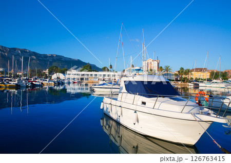 Denia marina boats in alicante Valencia Province Spain 126763415