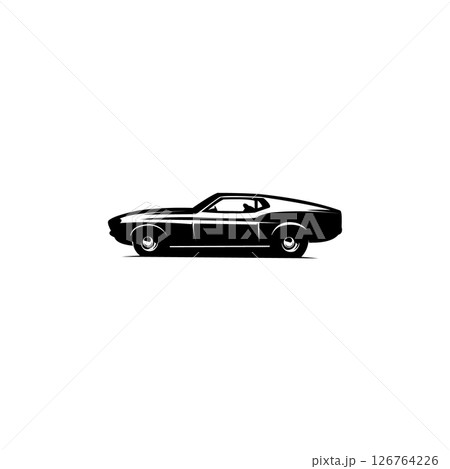 Mustang sportsroof vector image illustration, best used for car logo business 126764226