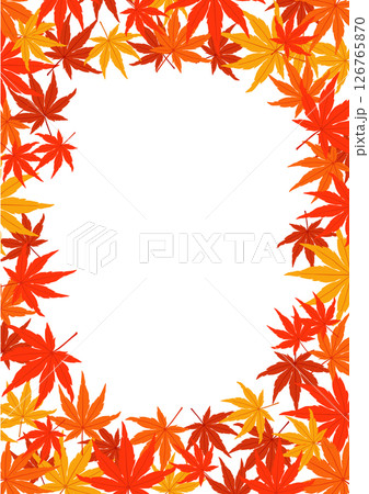 紅葉の背景イラスト　秋のイメージ 126765870