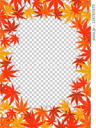 Autumn leaves background illustration Autumn image 126765870