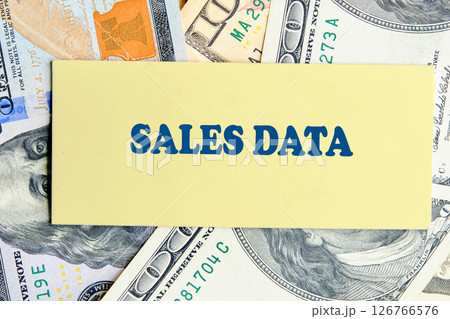 The SALES DATA concept phrase. Business concept. A place to copy. Financial analysis or business evaluation concept The SALES DATA concept phrase. Business concept. A place to copy. Financial analysis or business evaluation concept 126766576