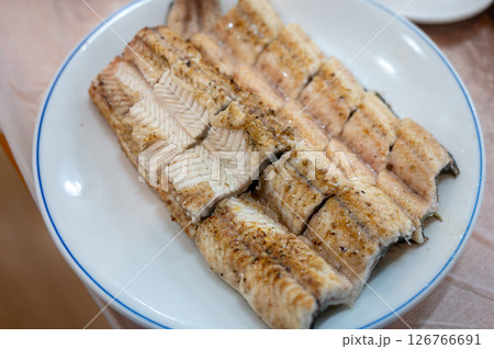 Korean bbq food. Grilled eel 126766691