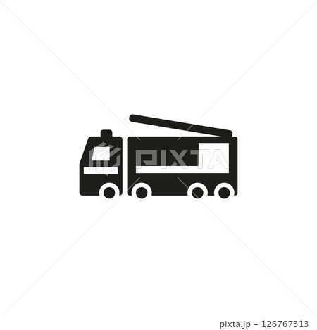 Fire truck icon Fire truck icon 126767313