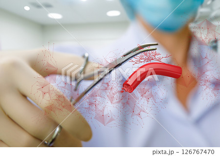 Surgeon performing innovative surgery Surgeon performing innovative surgery 126767470